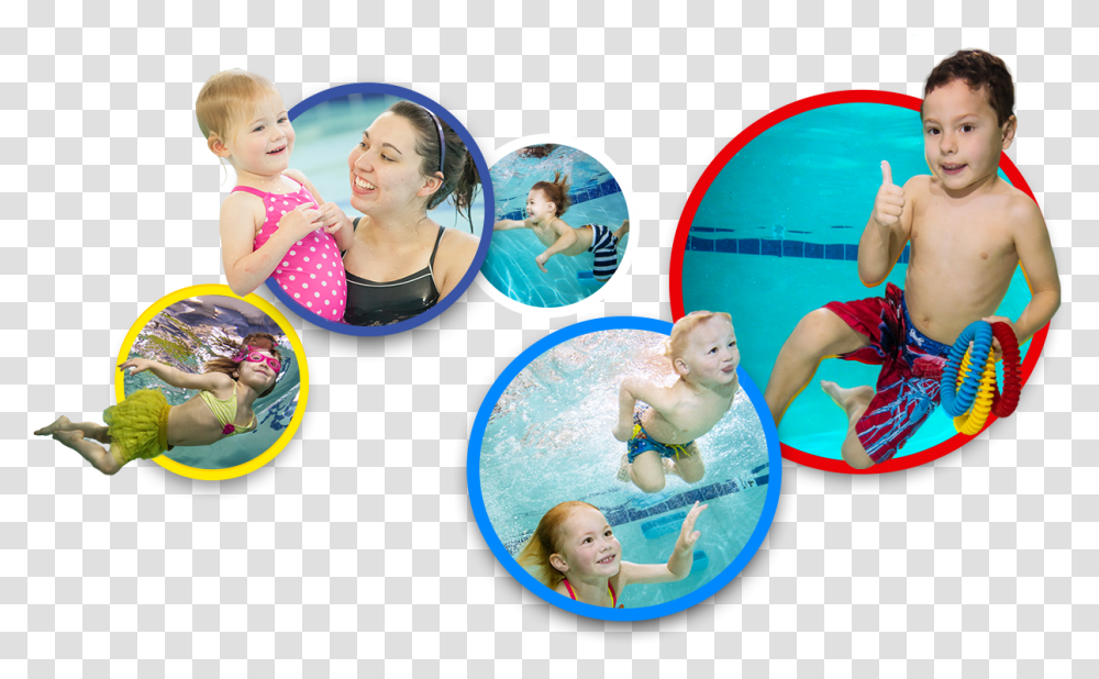 Children And Infants Swimming Swimming Kids, Person, Water, Face, Poster Transparent Png