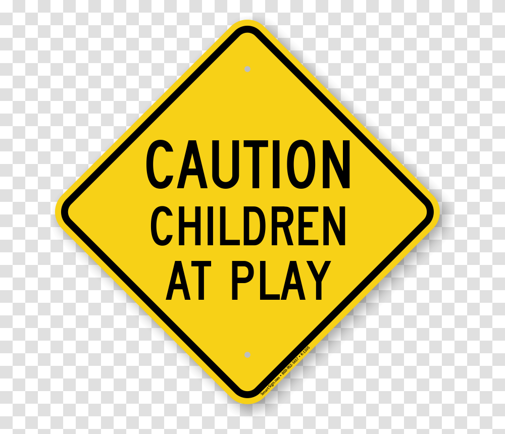 Children At Play Signs Dead End Sign Cartoon, Road Sign, Stopsign Transparent Png