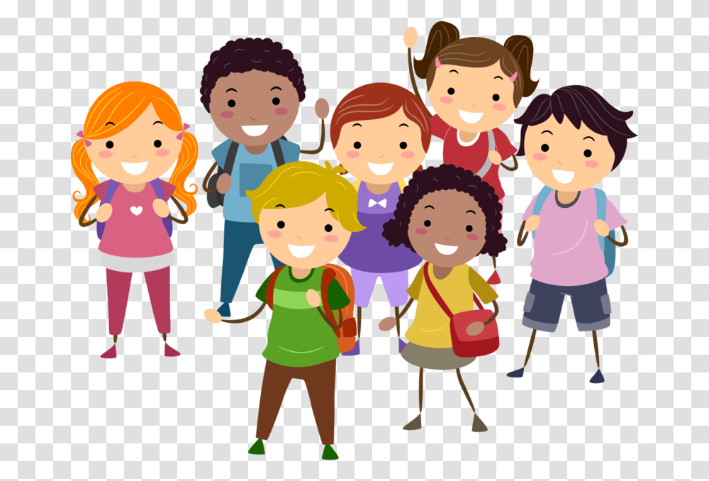 Children Cartoon, Family, People, Person, Human Transparent Png