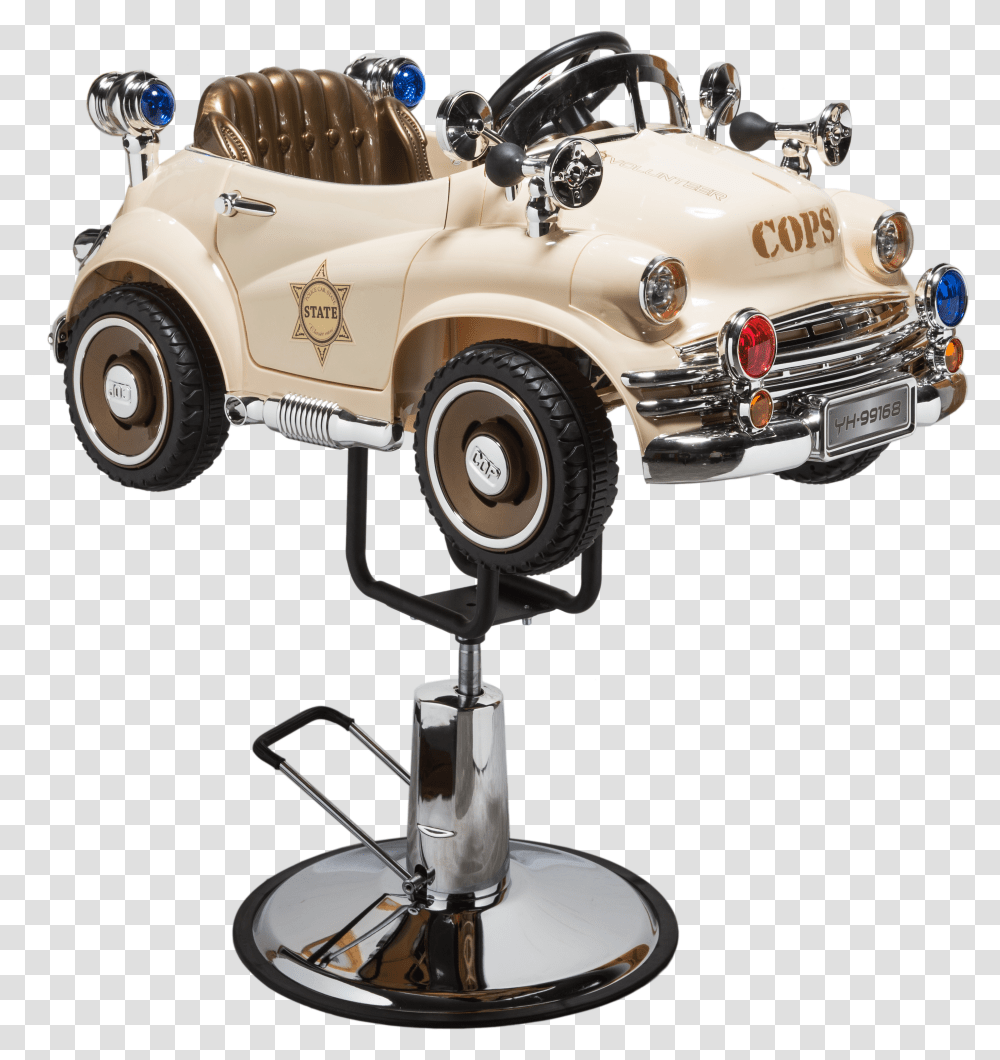 Children Chair Kc005 Cop Car Car Barber Chair Transparent Png