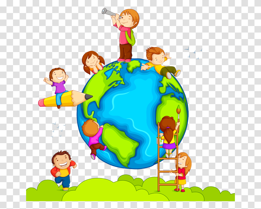 Children Clip Art School And Blog, Outer Space, Astronomy, Universe, Planet Transparent Png