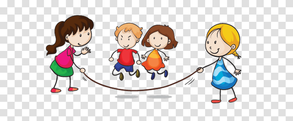 Children Clipart Background Skipping Cartoon, Bow, Sport, Sports, Drawing Transparent Png