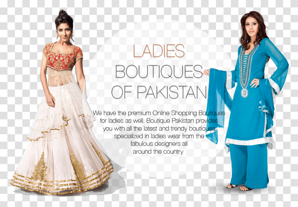 Children Dresses Boutique In Pakistan Ladies Boutique Banner Design, Female, Person, Evening Dress Transparent Png