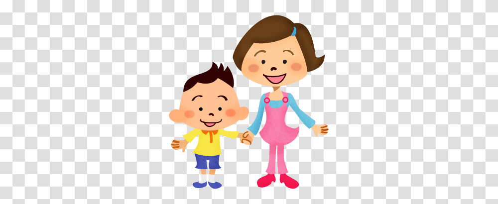 Children Holding Hands Free Clipart Illustrations, Person, Human, People, Family Transparent Png