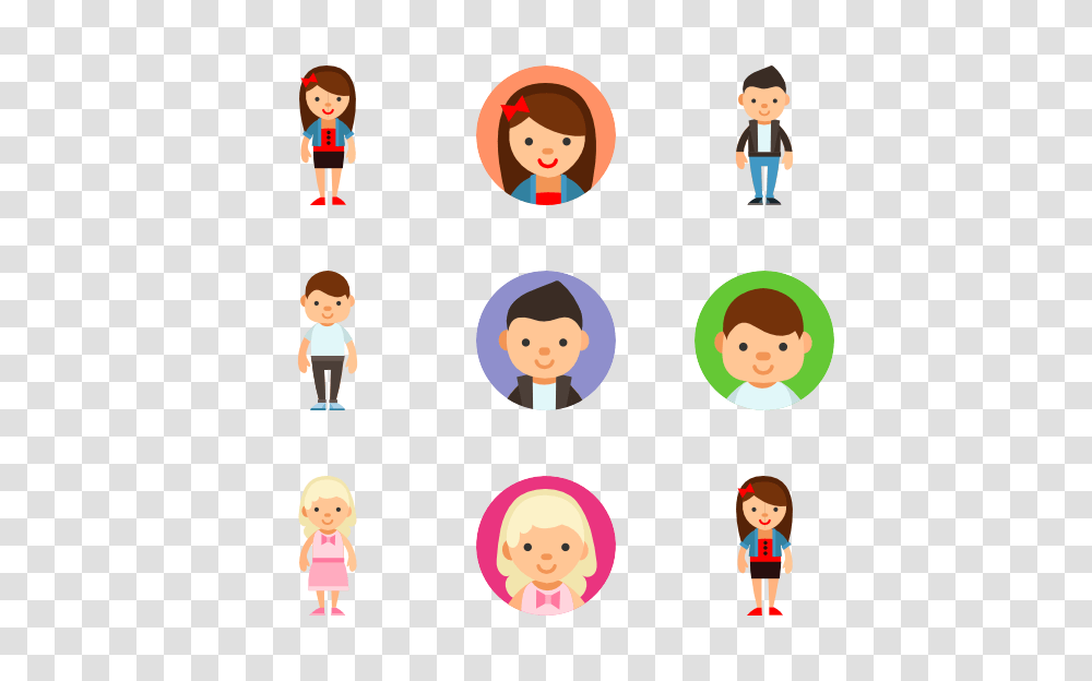 Children Icon Packs, Person, Doll, Toy Transparent Png