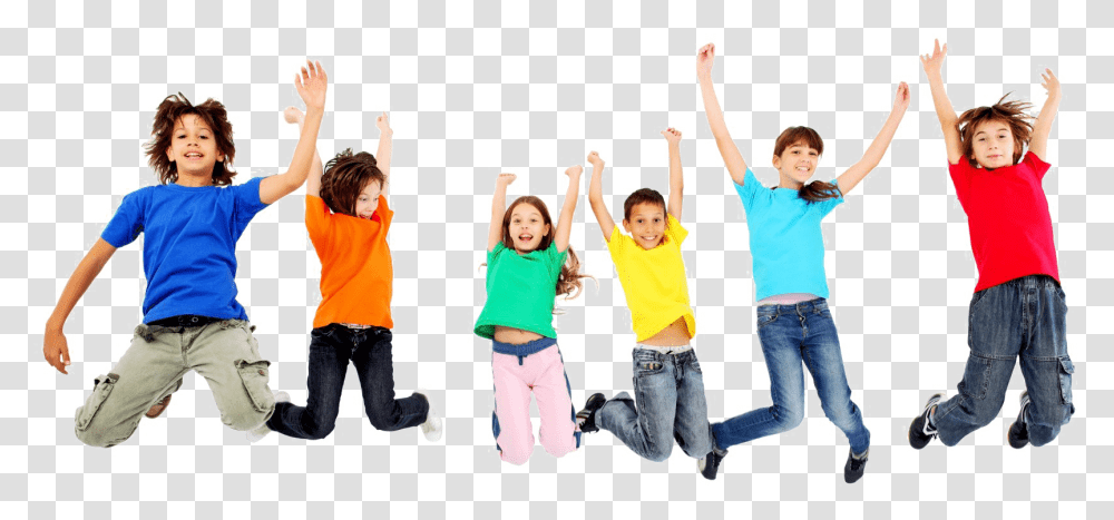 Children Image Children Jumping, Pants, Person, Jeans Transparent Png