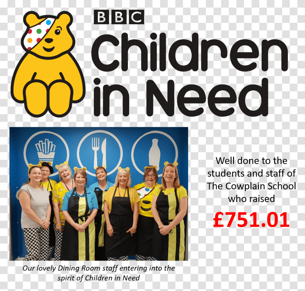 Children In Need 2017, Person, Female, Advertisement Transparent Png