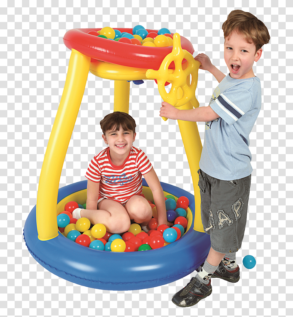 Children Play In A Pool Of Balls, Sphere, Person, Human, Inflatable Transparent Png