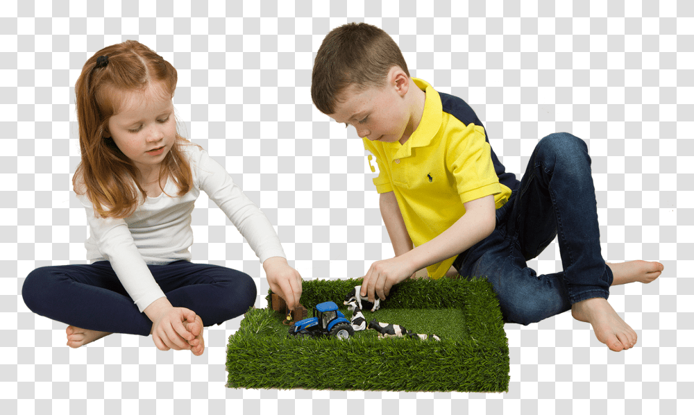 Children Playing On Grass, Person, Plant, Outdoors Transparent Png