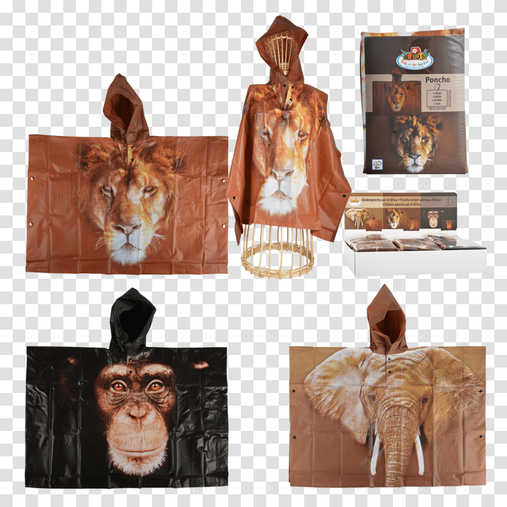 Children Poncho Out Of Africa Ass Monkey, Person, Advertisement, Poster Transparent Png