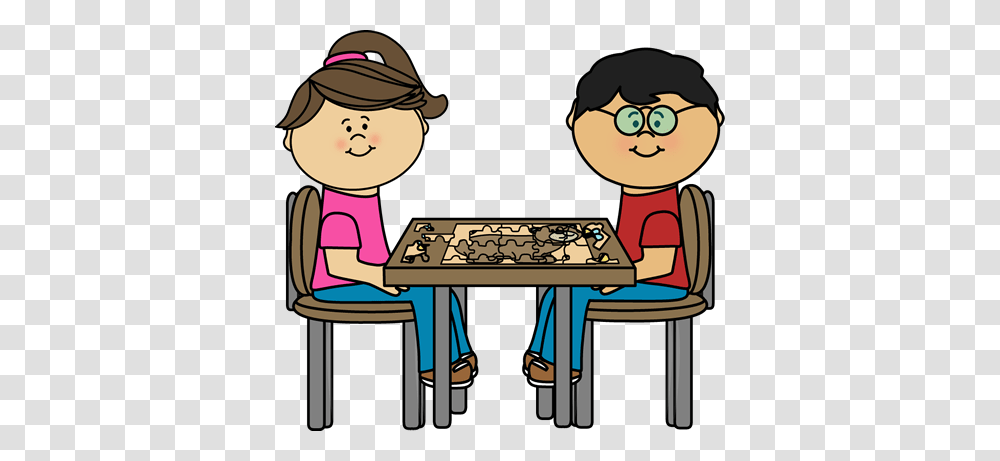 Children Putting Puzzle Together, Person, Human, Game, Chess Transparent Png