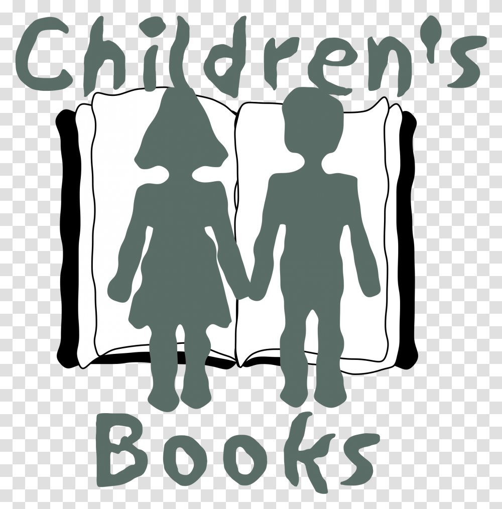 Children's Books Logo Poster, Holding Hands, Person, Human, Advertisement Transparent Png