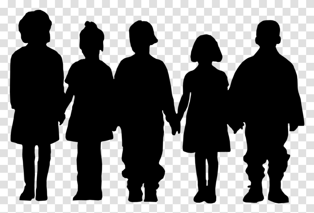 Children Silhouette, Gray, World Of Warcraft Transparent Png