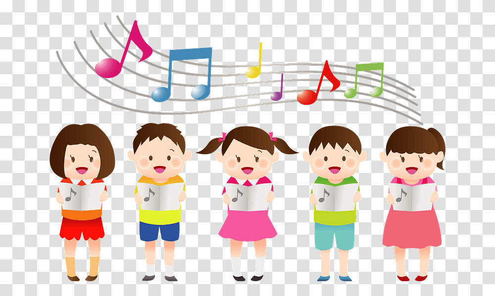 Children Singing Music Clipart Music, Person, People, Family, Kid Transparent Png