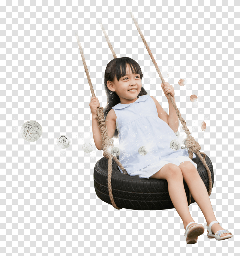 Children Walking Kid On Swing, Person, Human, Bow, Toy Transparent Png