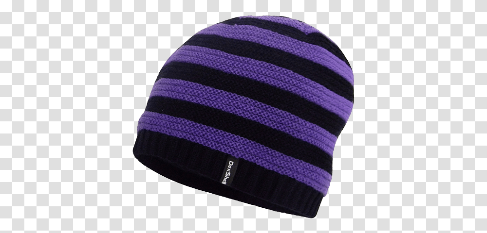 Children Waterproof Beanie Purple Stripe Dexshell, Clothing, Apparel, Cap, Hat Transparent Png