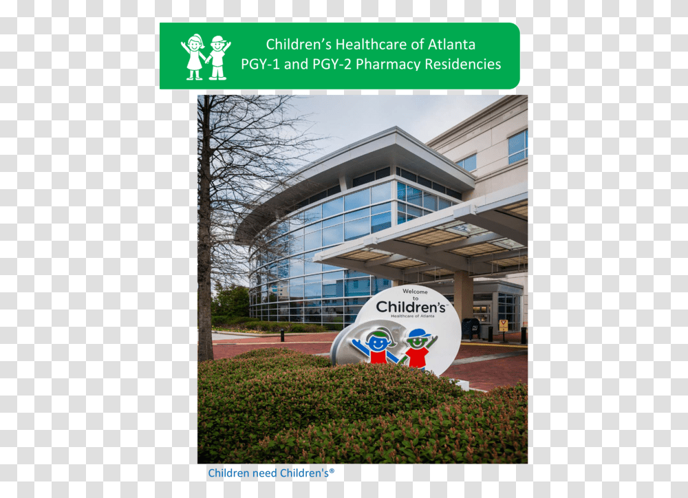 Childrens Healthcare Of Atlanta, Office Building, Convention Center, Architecture, Grass Transparent Png