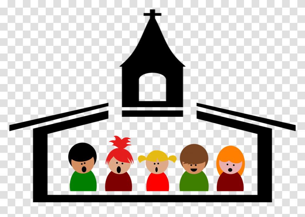Childrens Ministry In Action, Building, Architecture, Silhouette, Tower Transparent Png