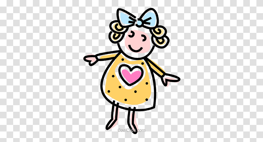 Childs Doll Royalty Free Vector Clip Art Illustration, Doodle, Drawing, Face Transparent Png