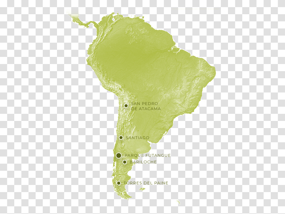 Chile In South America Map South America Border Map, Diagram, Plot Transparent Png