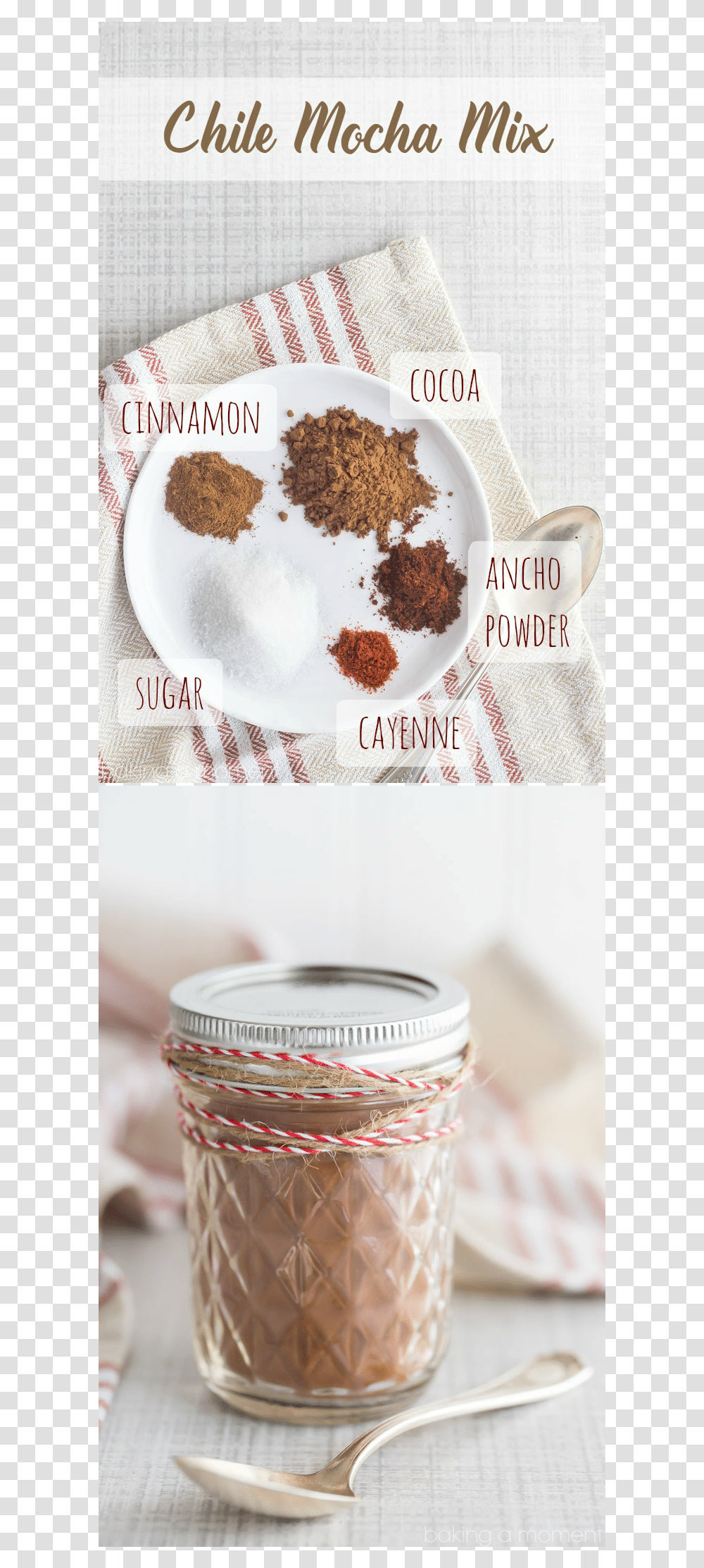 Chile Mocha Mix Just Add It To Your Regular Coffee Starbucks Spicy Powder, Spoon, Cutlery, Ice Cream, Dessert Transparent Png