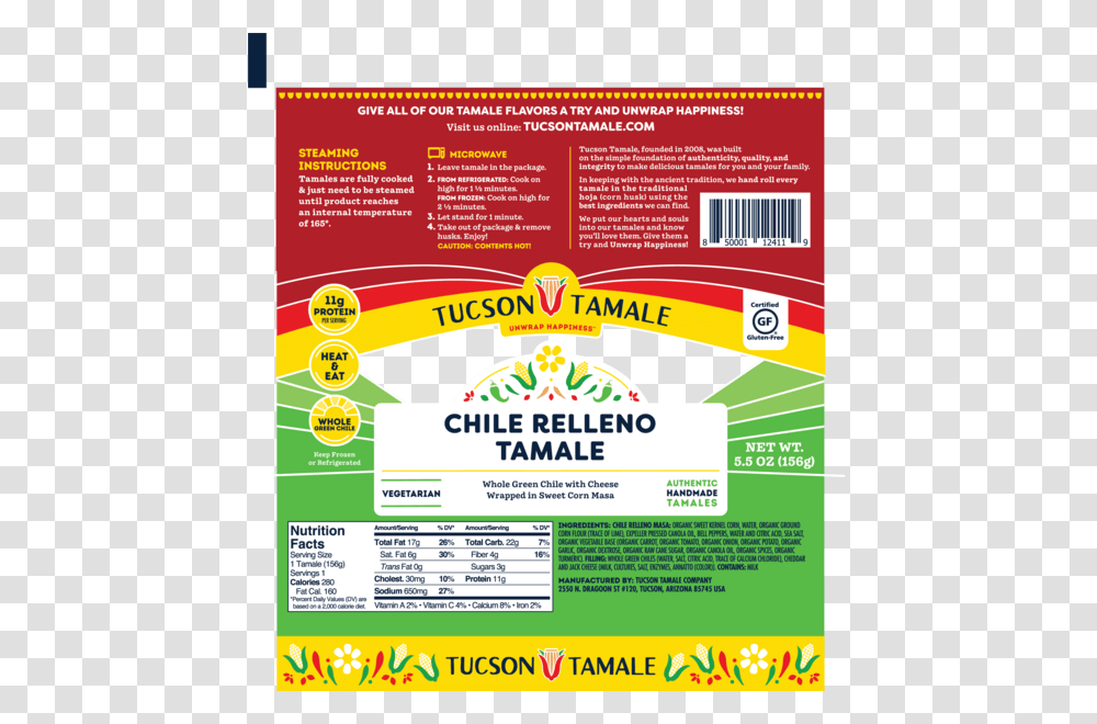 Chile Relleno Tamale Flyer, Poster, Paper, Advertisement, Brochure Transparent Png