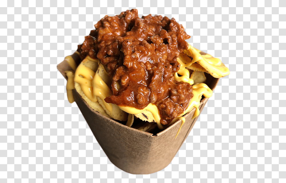 Chili Beef Nachos Poutine, Food, Pasta, Hot Dog, Fries Transparent Png