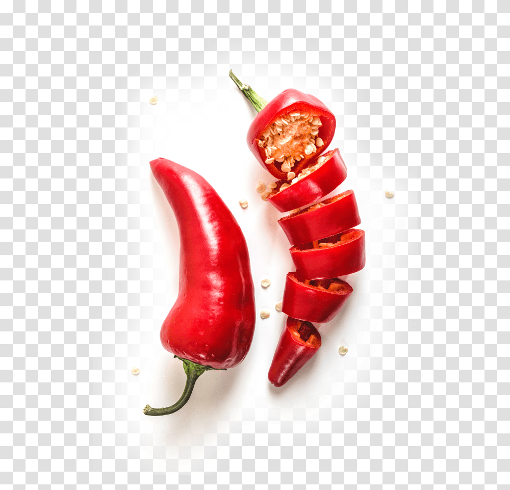 Chili Drawing Cayenne Pepper Red Chilli Top View, Plant, Vegetable, Food, Bell Pepper Transparent Png