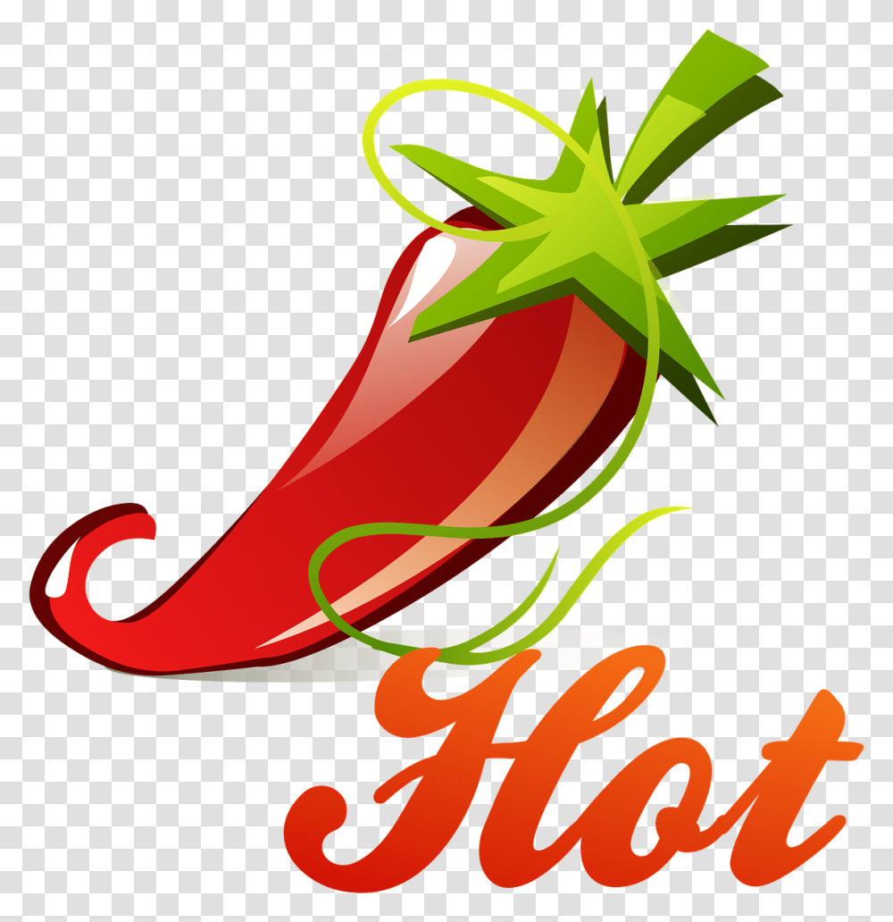 Chili Red Hot Pepper Logo Clip Art Hot Tamale, Plant, Text, Food, Vegetable Transparent Png