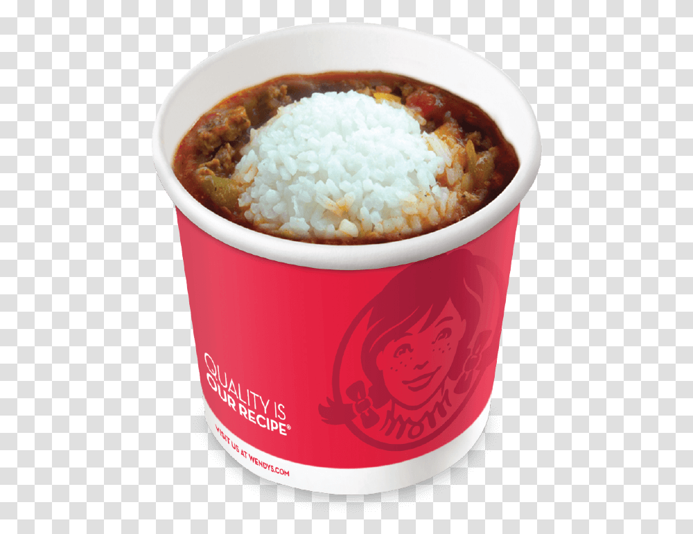 Chili With Rice Chili With Rice Wendys, Plant, Food, Vegetable, Bowl Transparent Png