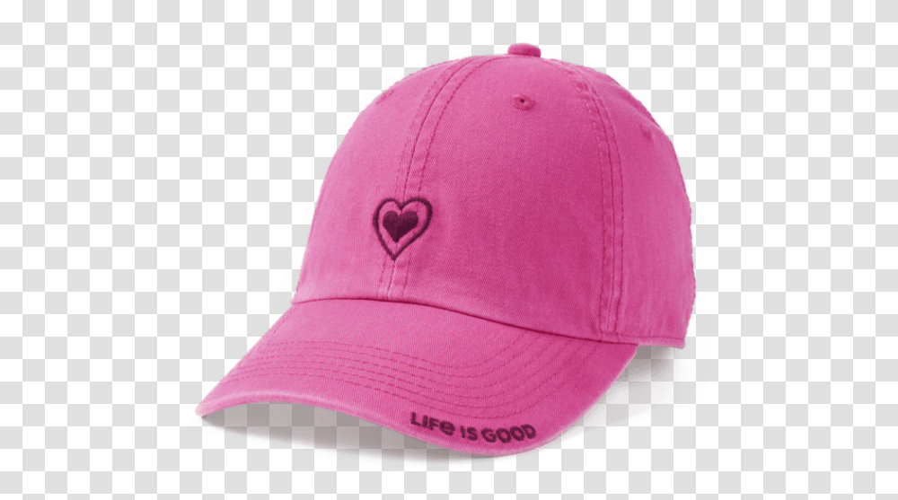 Chill Cap Heart Outline Baseball Cap, Clothing, Apparel, Hat Transparent Png