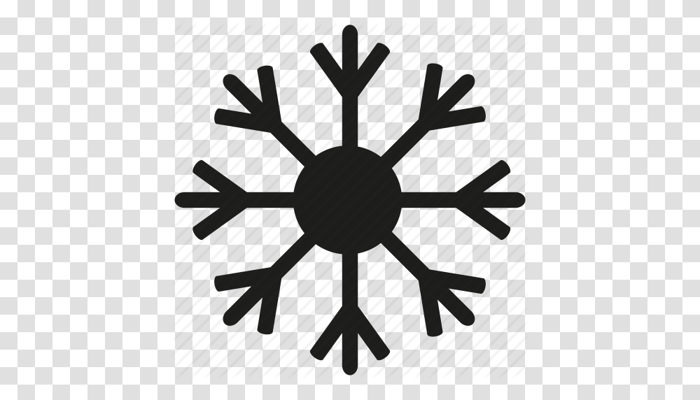 Chill Cold Cool Snowflake Icon, Emblem, Gray, Stencil Transparent Png