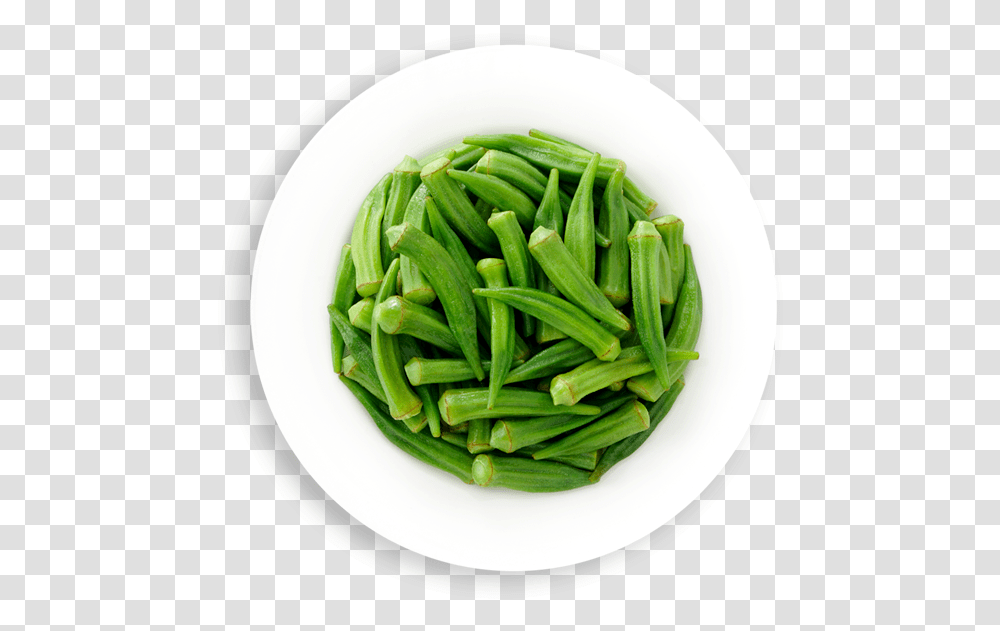 Chill Ripe Okra Whole1 X 20 Lbs Bonduelle Extra Fine Green Bean, Plant, Produce, Food, Vegetable Transparent Png