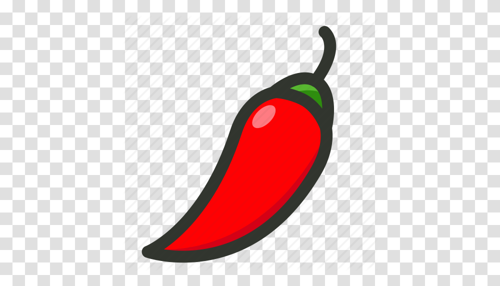 Chilli Food Hot Pepper Spice Spicy Icon, Plant, Vegetable, Label Transparent Png
