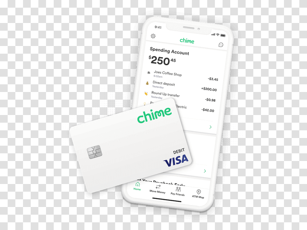 Chime Online Banking App And Debit Card Chime Credit Card, Mobile Phone, Electronics, Cell Phone Transparent Png