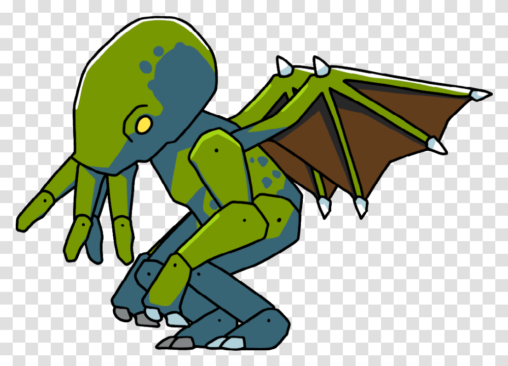 Chimera Clipart Scribblenauts Cthulhu Scribblenauts, Animal, Insect, Invertebrate Transparent Png