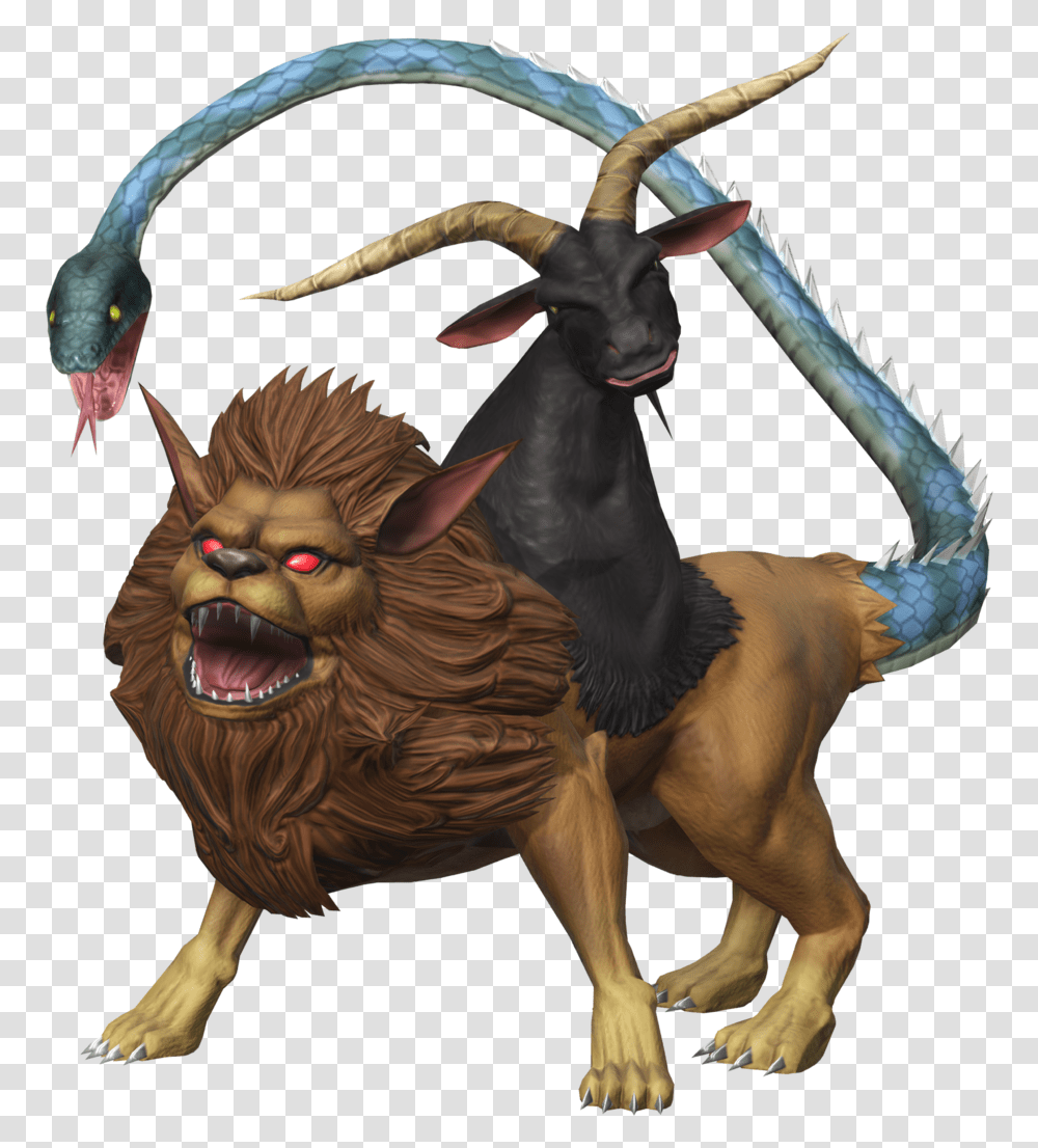 Chimera Illustration, Animal, Mammal, Figurine, Wildlife Transparent Png