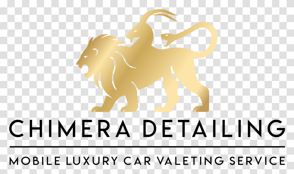 Chimera Logo Gold 02 Masai Lion, Bird, Animal, Mammal Transparent Png