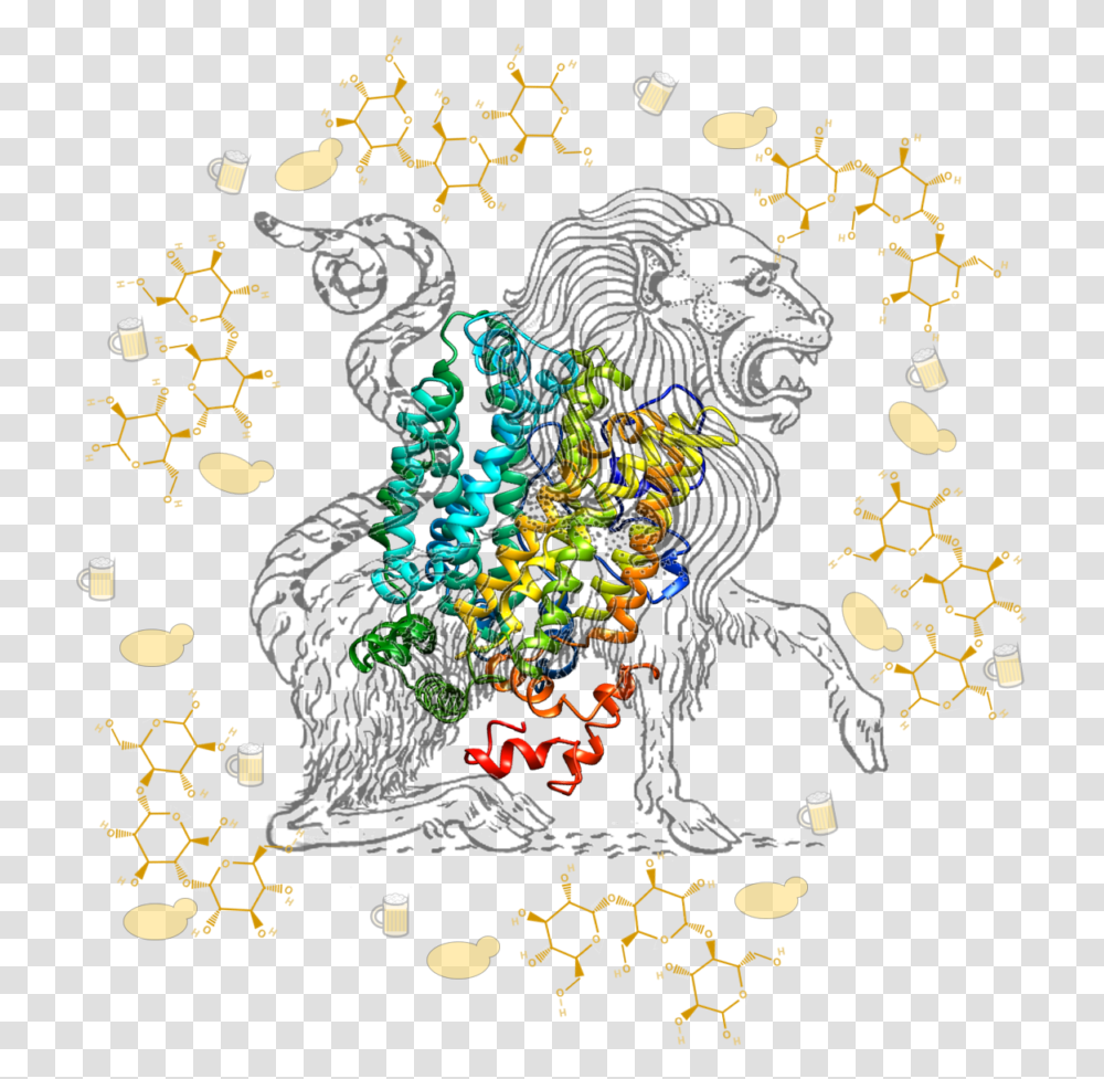 Chimera Overlaid With Predicted Structure Of A Novel, Outdoors, Nature Transparent Png