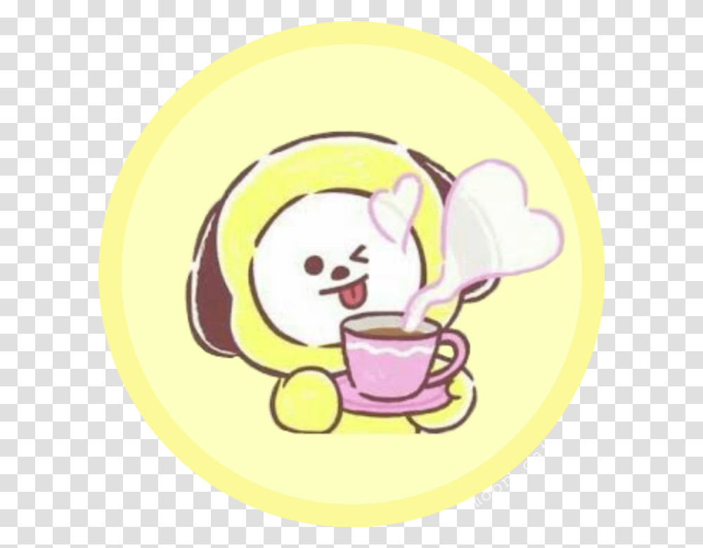 Chimmy Bt21 Chimmy Good Morning, Bowl, Dish, Meal, Food Transparent Png