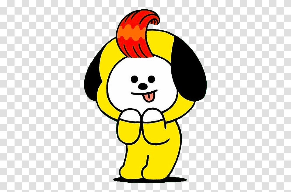 Chimmy Bt21 Hair Styles, Face, Plush, Toy, Mascot Transparent Png
