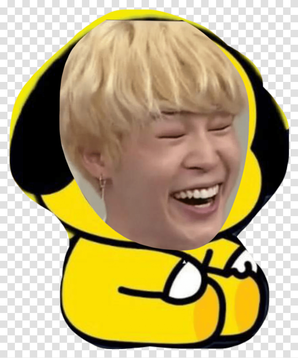 Chimmy Bt21 Sticker, Face, Person, Female, Head Transparent Png