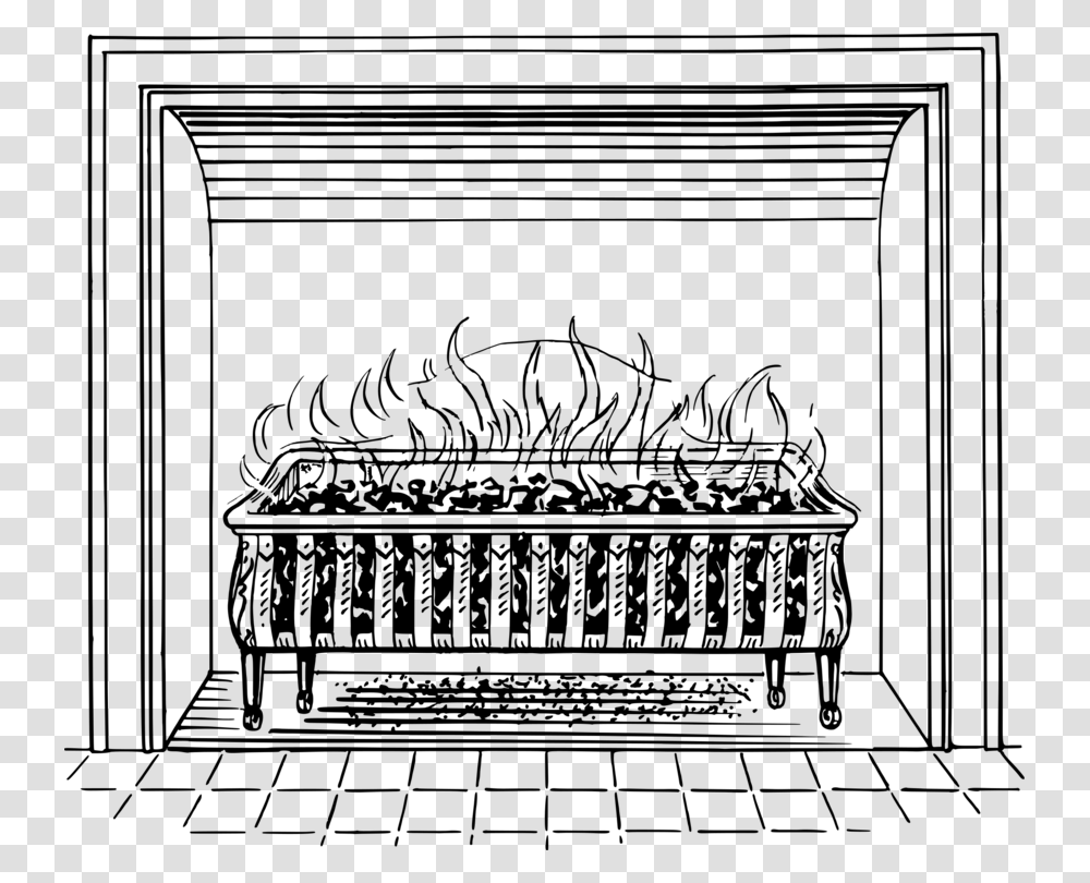 Chimney Clipart Fireplace Clipart Black And White, Gray, World Of Warcraft Transparent Png