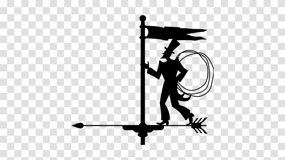 Chimney Wind Vane Silhouette Vector Image, Gray, World Of Warcraft Transparent Png