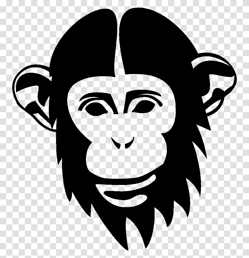 Chimpanzee Drawing Monkey Chimp Vectors, Gray, World Of Warcraft Transparent Png