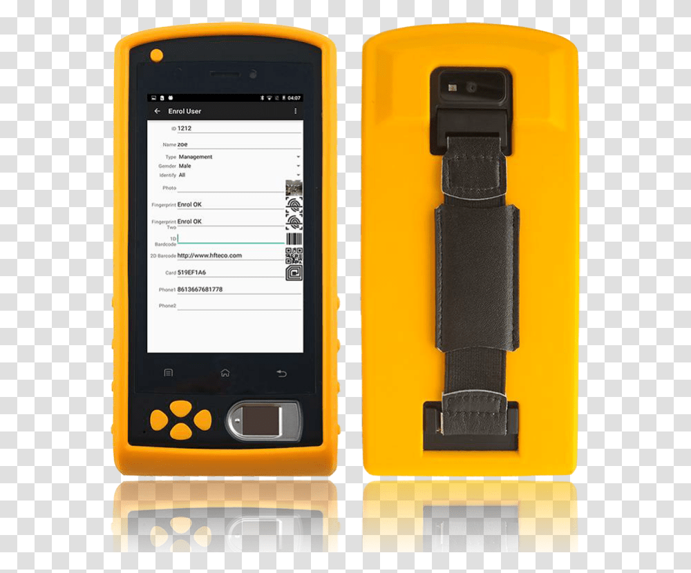 China 5 Inch Barcode Scanner 2 16g Rugged Nfc Fingerprint Biometrics, Mobile Phone, Electronics, Cell Phone Transparent Png