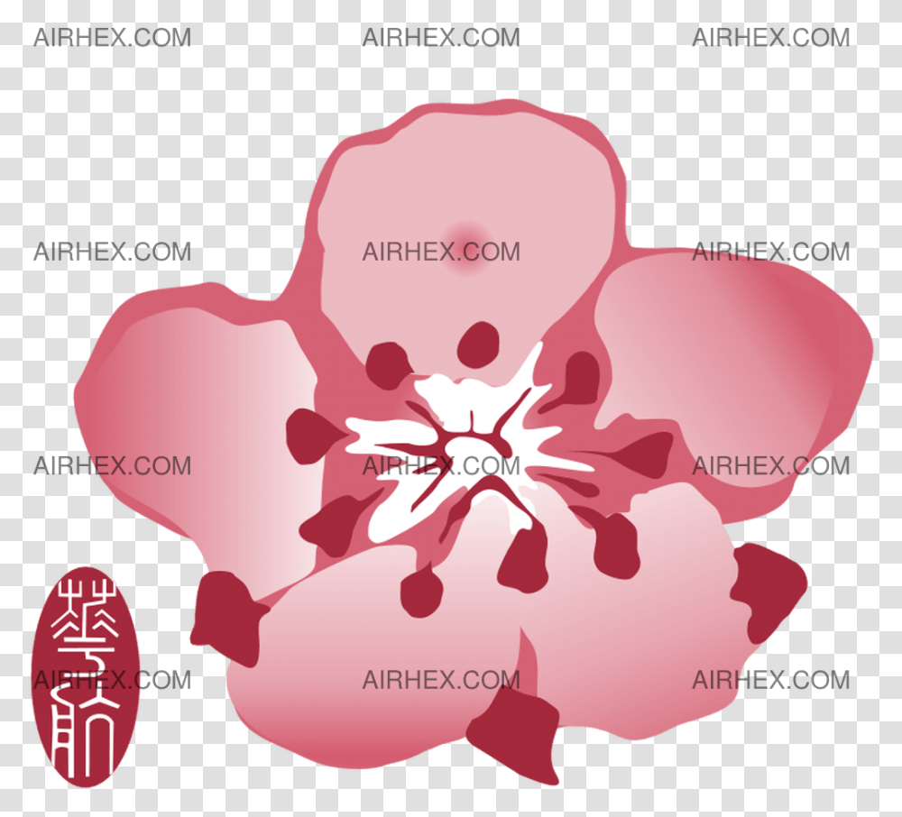 China Airlines Logo Download China Airlines Logo Flower, Plant, Blossom, Petal, Hibiscus Transparent Png