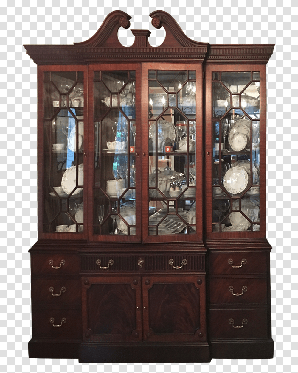 China Cabinet Hd China Cabinet, Furniture, Door, Clock Tower, Architecture Transparent Png