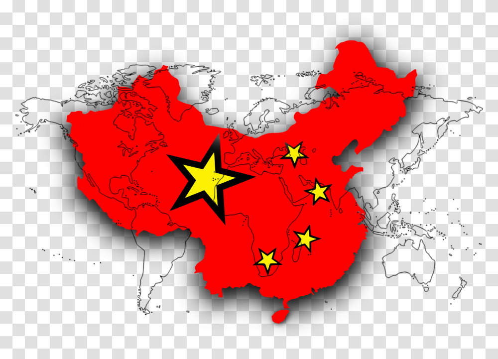 China China Map Map Blank World Map, Star Symbol, Person, Human Transparent Png