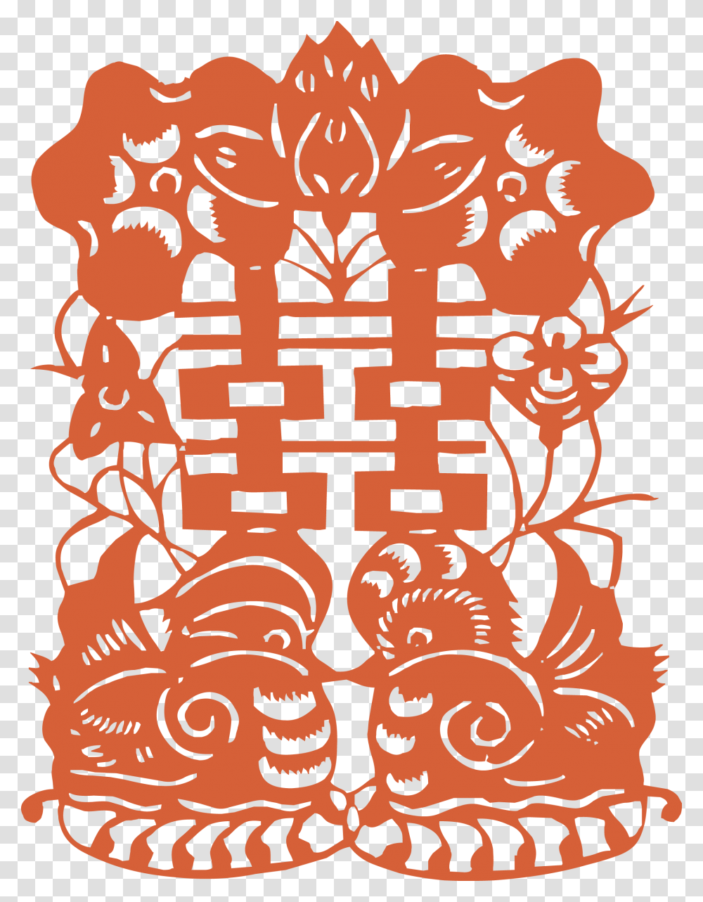 China Cross Stitch Chinese Marriage Pattern Wedding Cross Stitch Chinese, Floral Design, Rug Transparent Png